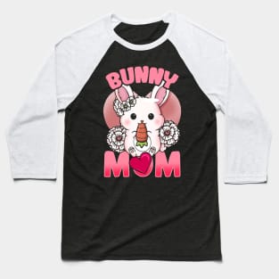 kawaii bunny mom bunny lover Baseball T-Shirt